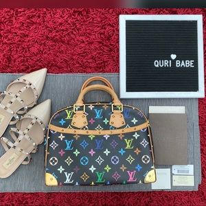 💯Auth LOUIS VUITTON Multicolor Monogram Trouville